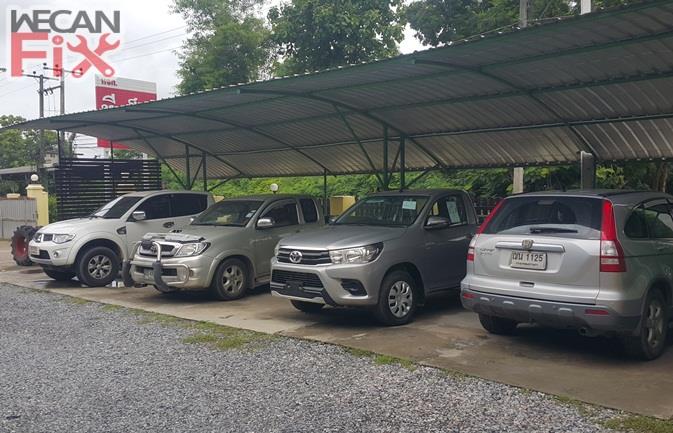 ที่จอดรถรอส่งคืนลูกค้า