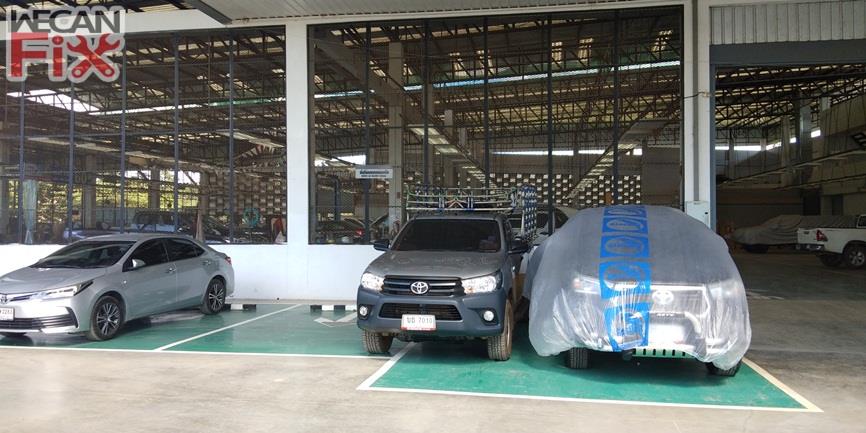 ที่จอดรถรอส่งคืนลูกค้า