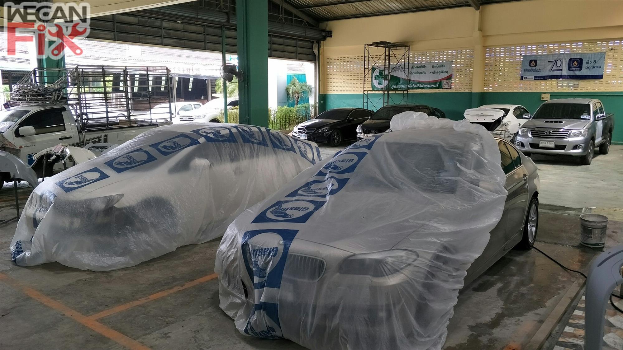 ที่จอดรถรอส่งคืนลูกค้า