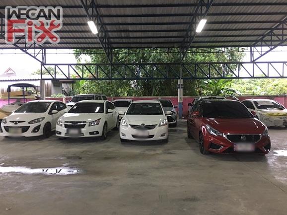 ที่จอดรถรอส่งคืนลูกค้า