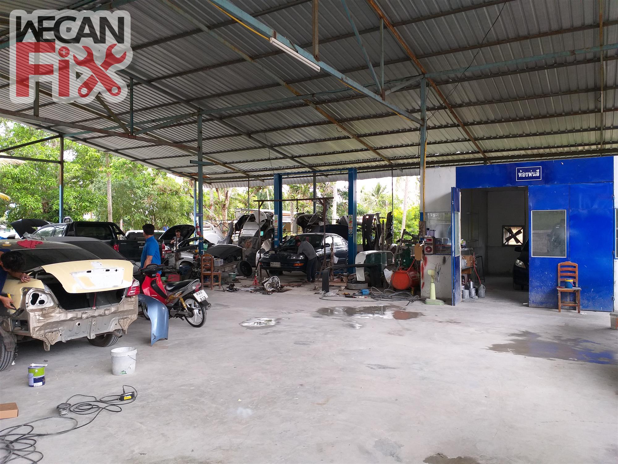 ที่จอดรถรอส่งคืนลูกค้า