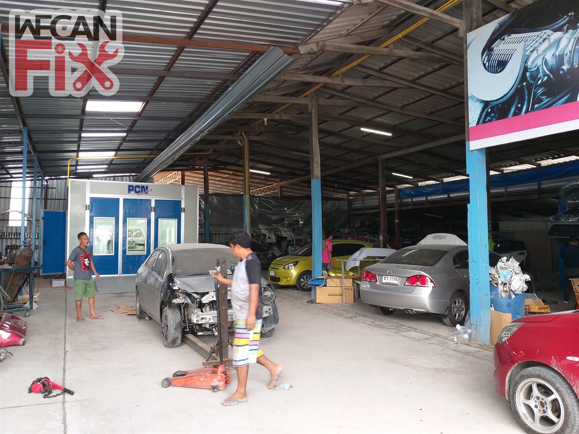 ที่จอดรถรอส่งคืนลูกค้า