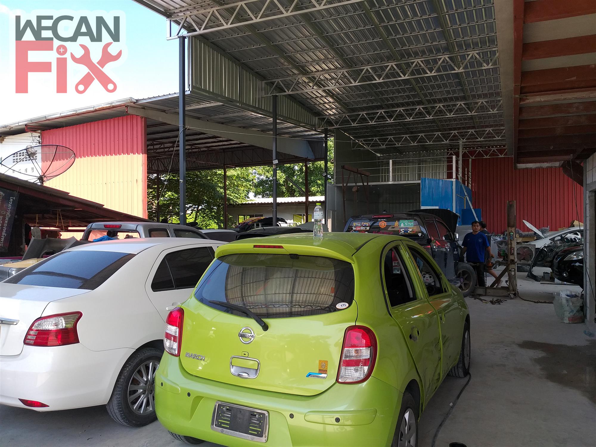 ที่จอดรถรอส่งคืนลูกค้า