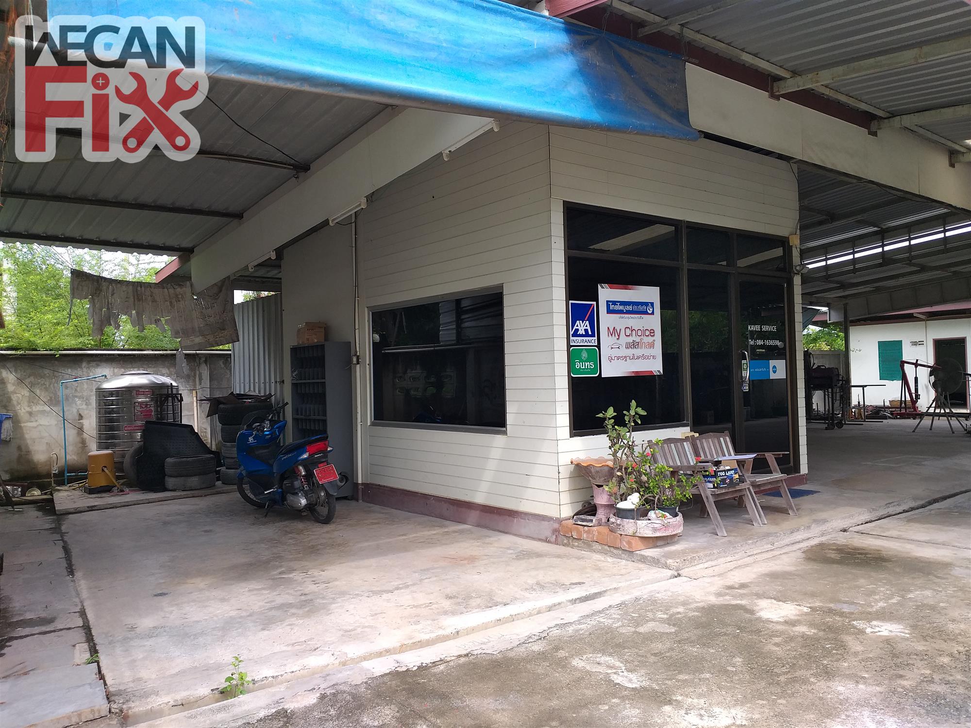 ที่จอดรถรอส่งคืนลูกค้า