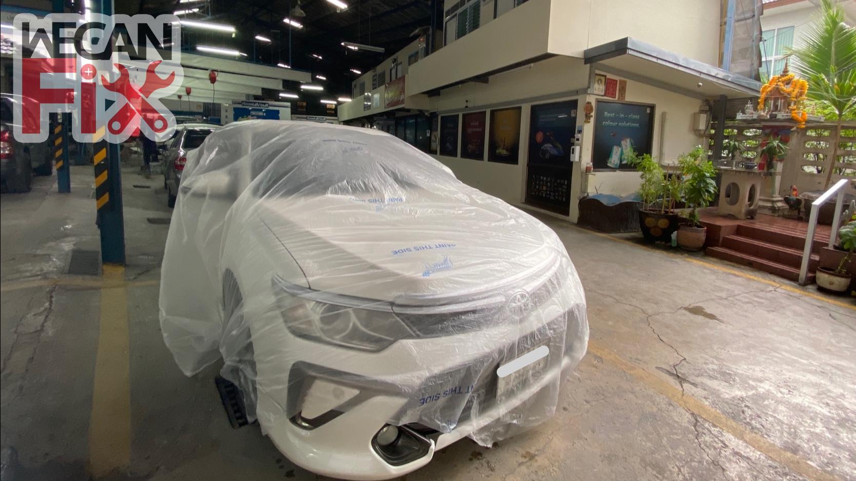 ที่จอดรถรอส่งคืนลูกค้า