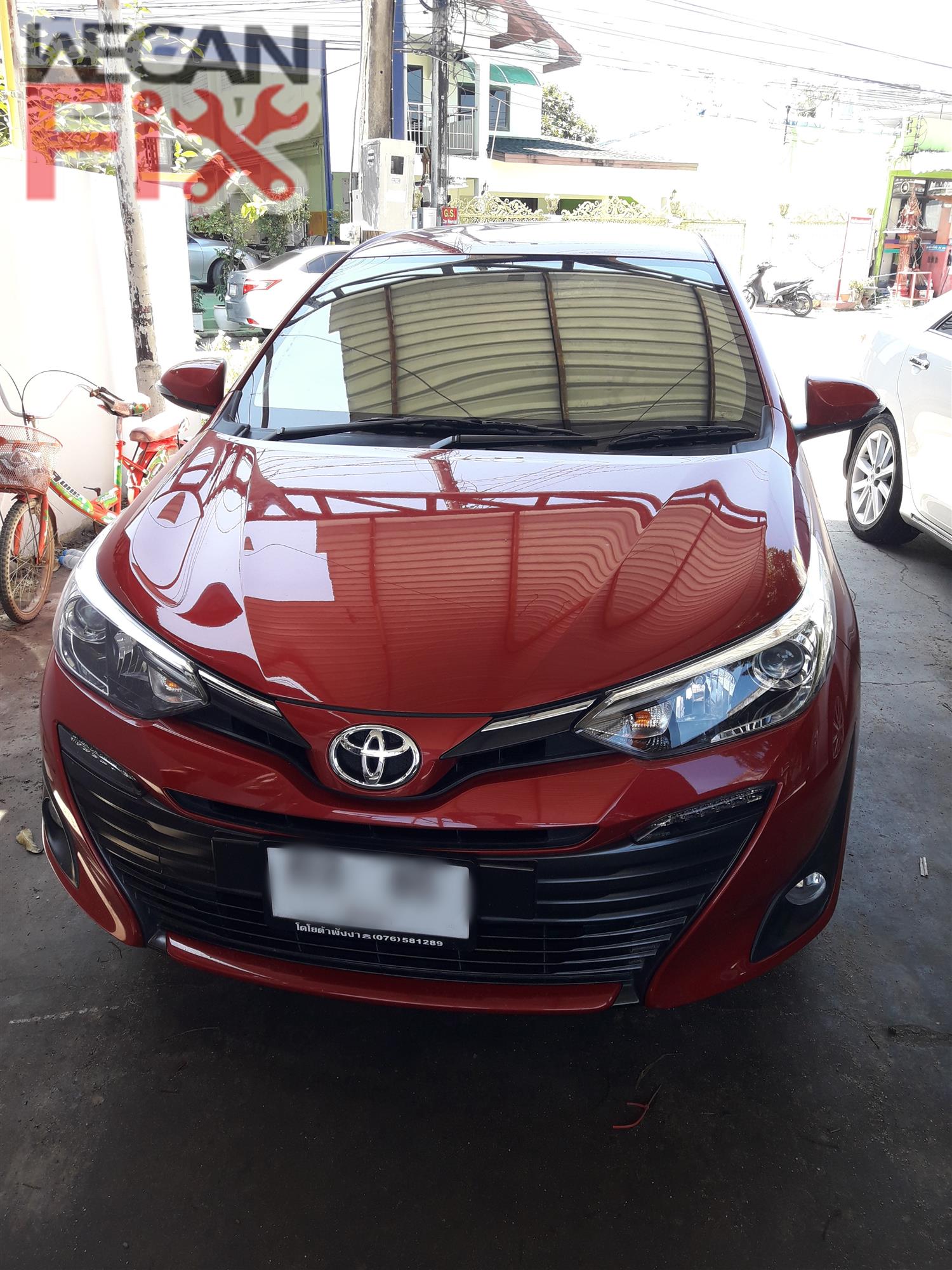 ที่จอดรถรอส่งคืนลูกค้า