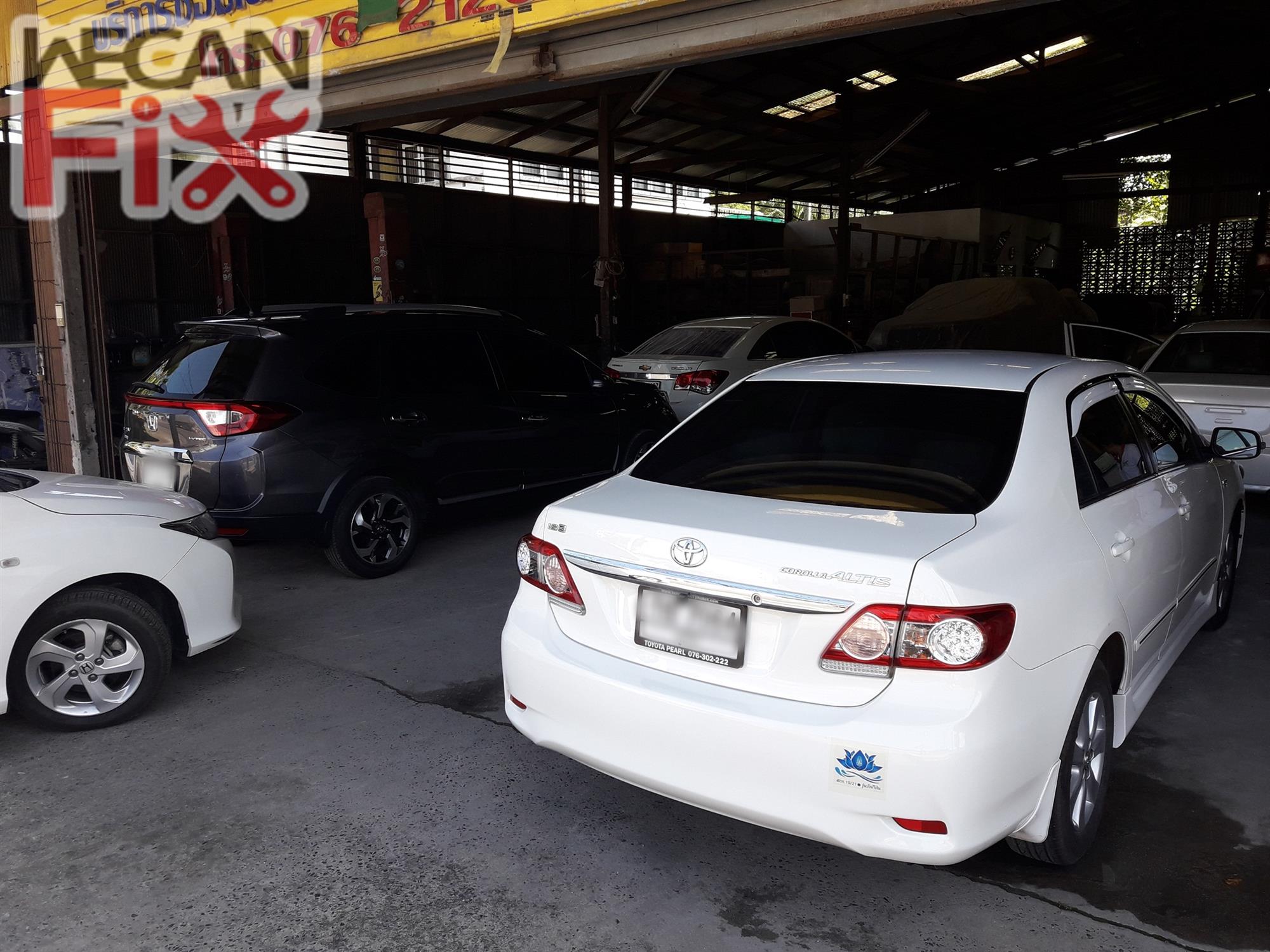 ที่จอดรถรอส่งคืนลูกค้า