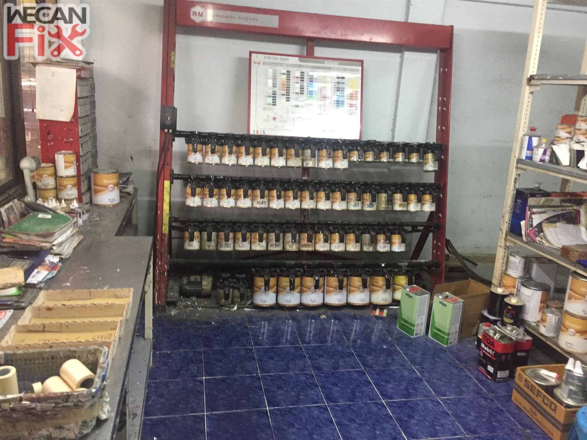 ห้องผสมสี