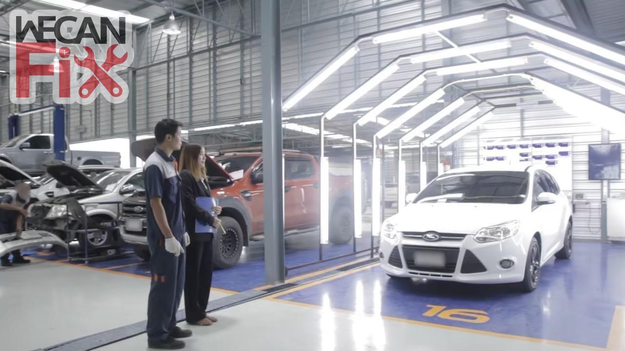 ที่จอดรถรอส่งคืนลูกค้า